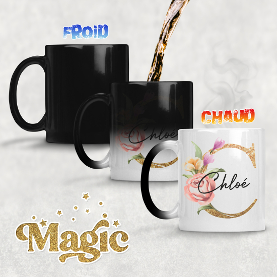 Tasse - Mug Magique Monogramme - Lettre C