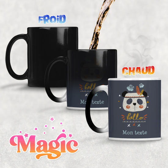 Tasse - Mug Magique - Panda Hello