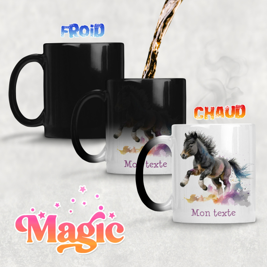 Tasse - Mug Magique - Poney