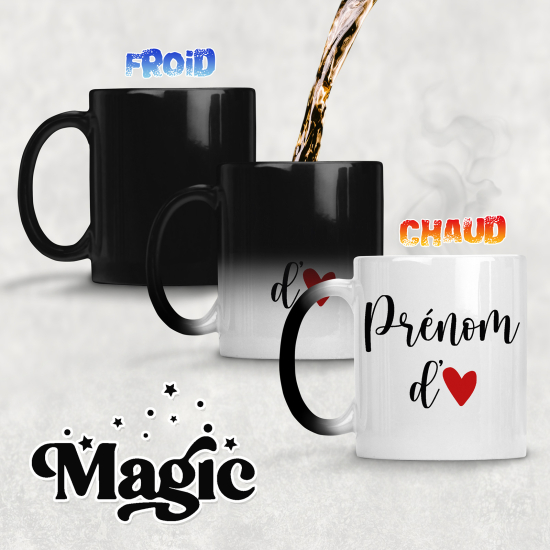 Tasse - Mug Magique - Prénom d'amour