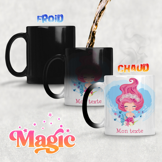 Tasse - Mug Magique - Sirène Océan