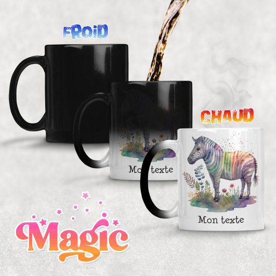 Tasse - Mug Magique - Zèbre