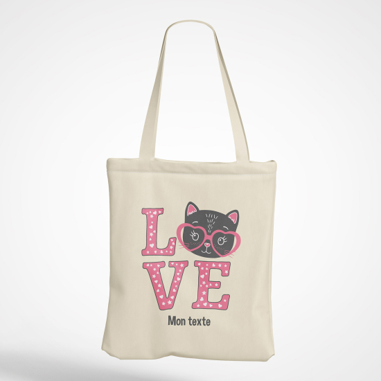 Tote Bag - Chat love