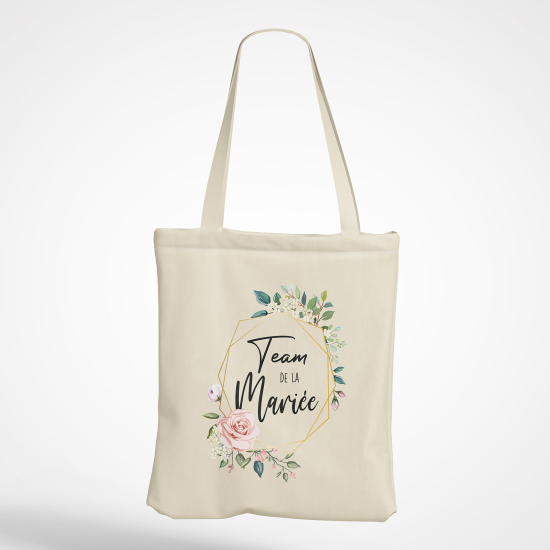 Tote Bag - Couronne fleuris team de la mariée