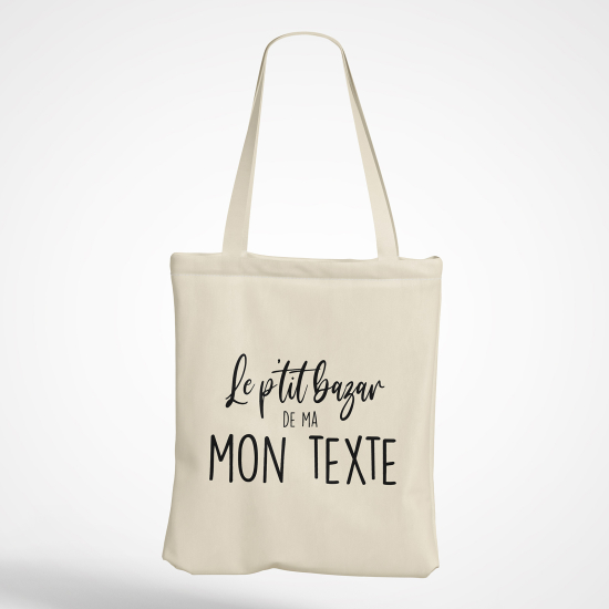 Tote Bag - Le p'tit bazar de ma