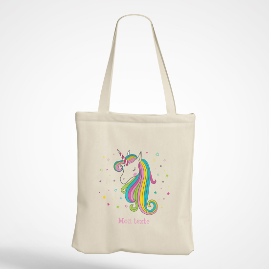 Tote Bag - Licorne arc-en-ciel