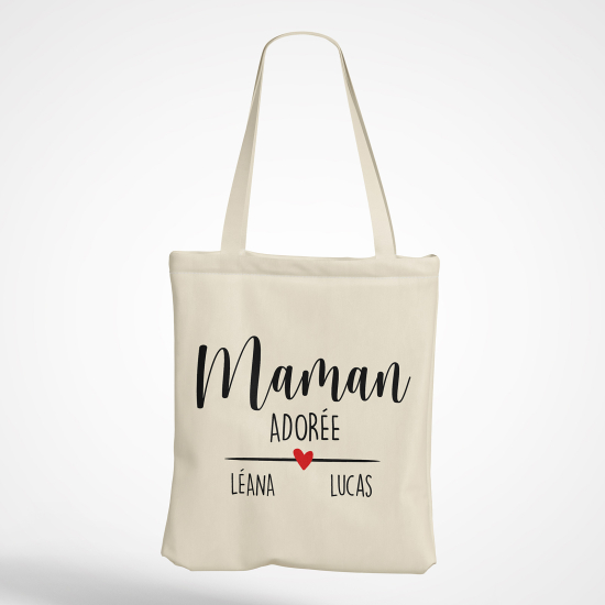 Tote Bag - Maman adorée Prénom