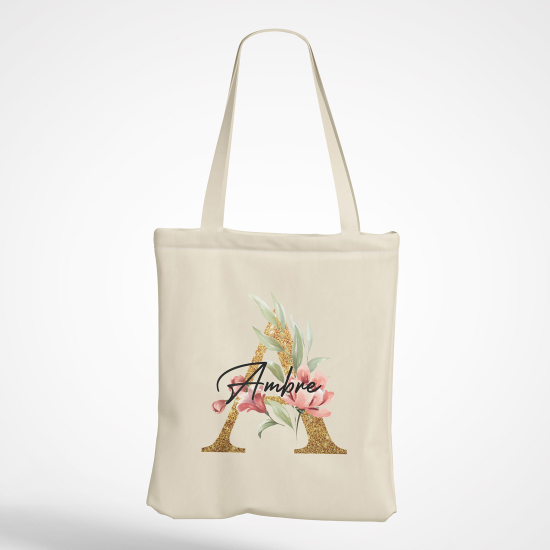 Tote Bag Monogramme - Lettre A