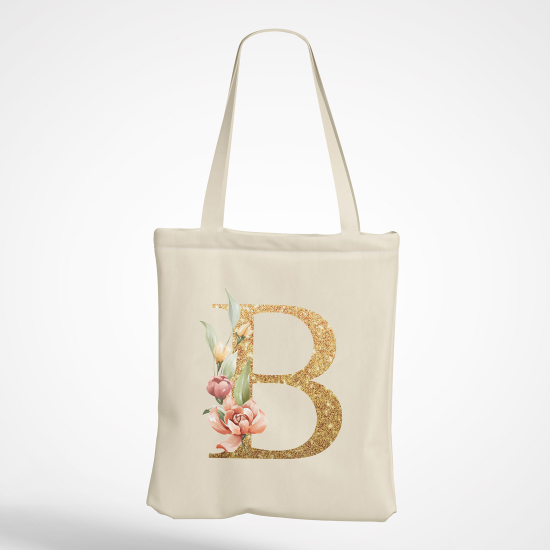 Tote Bag Monogramme - Lettre B