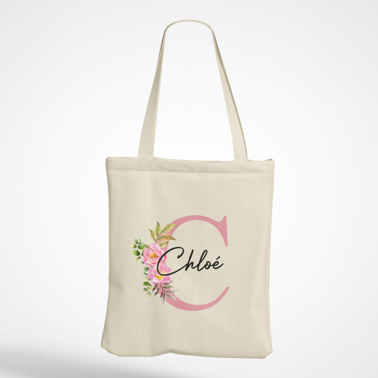 Tote Bag Monogramme - Lettre C