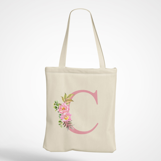 Tote Bag Monogramme - Lettre C