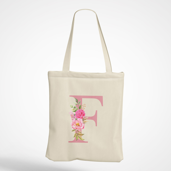 Tote Bag Monogramme - Lettre F