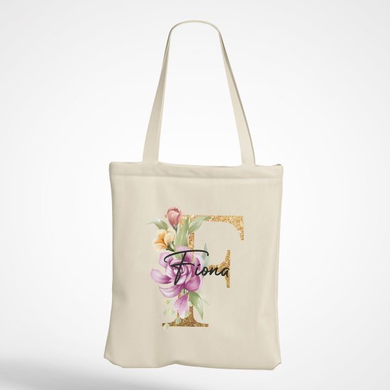 Tote Bag Monogramme - Lettre F