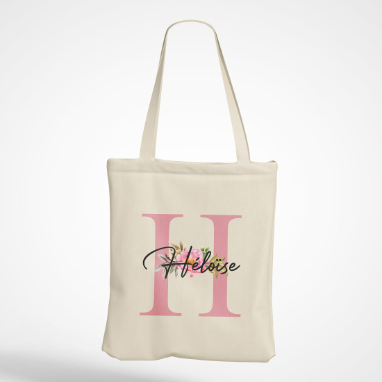 Tote Bag Monogramme - Lettre H