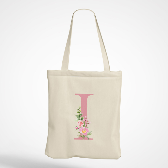 Tote Bag Monogramme - Lettre I