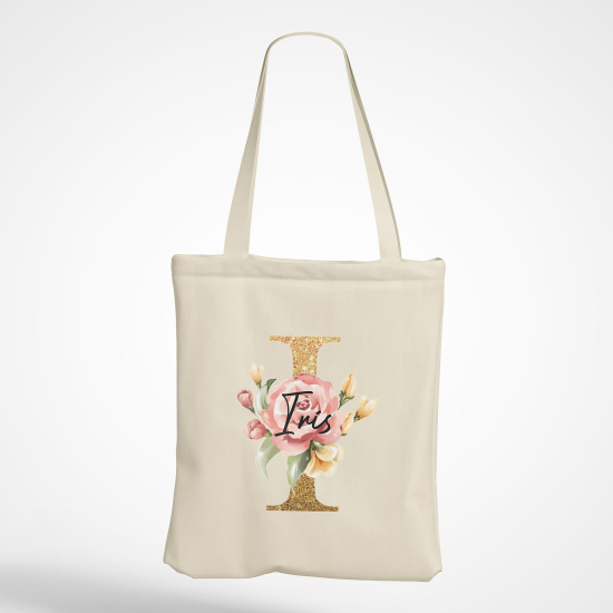 Tote Bag Monogramme - Lettre I