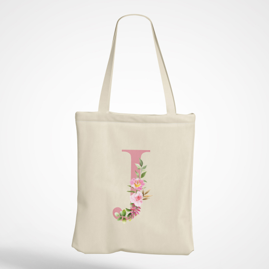 Tote Bag Monogramme - Lettre J