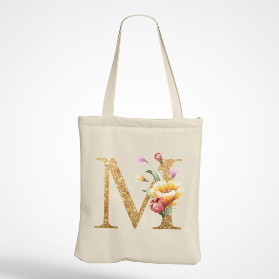 Tote Bag Monogramme - Lettre M