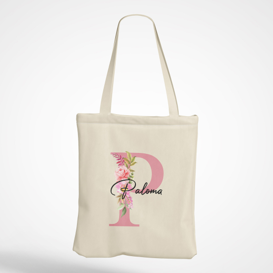 Tote Bag Monogramme - Lettre P