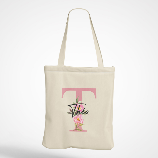 Tote Bag Monogramme - Lettre T