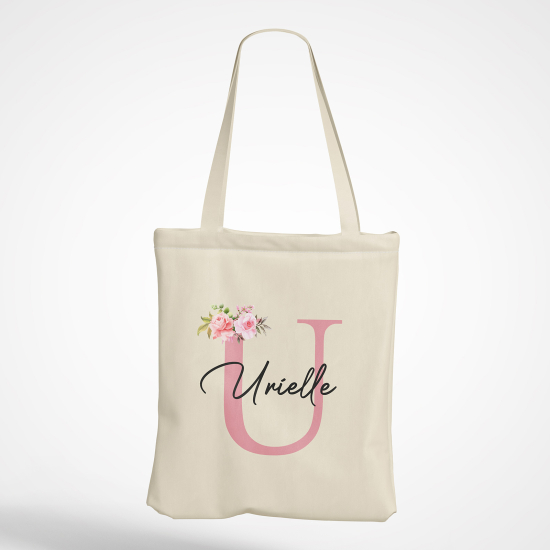 Tote Bag Monogramme - Lettre U