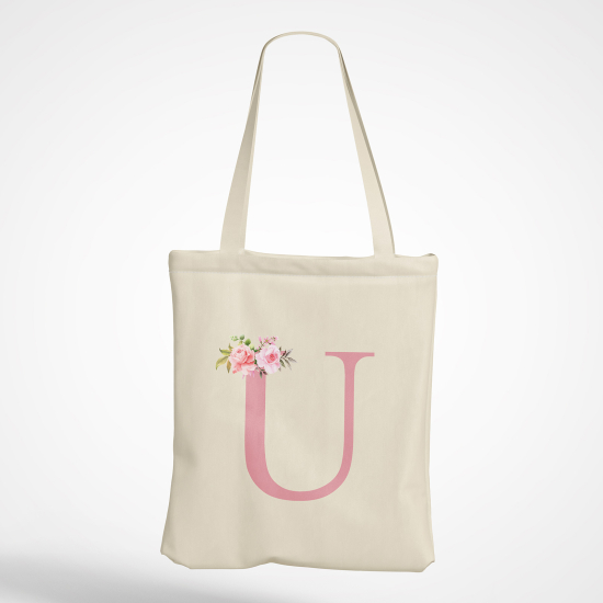 Tote Bag Monogramme - Lettre U