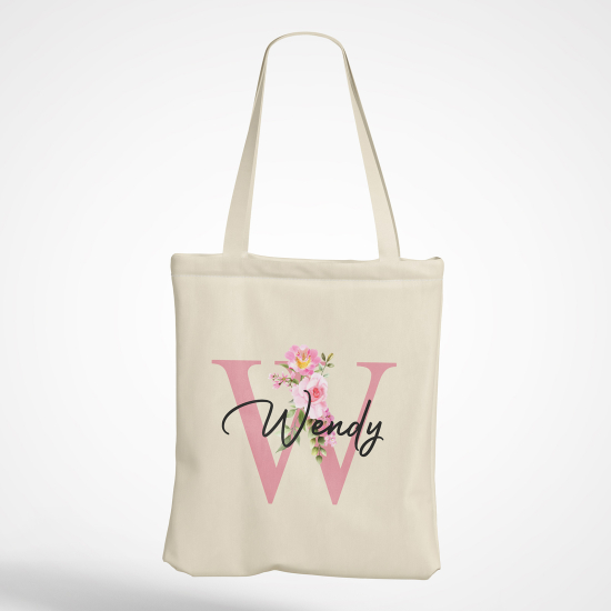 Tote Bag Monogramme - Lettre W