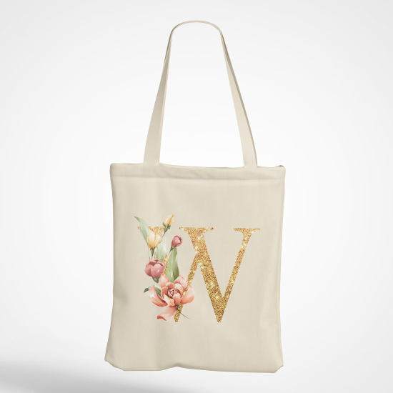 Tote Bag Monogramme - Lettre W