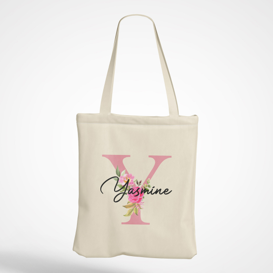 Tote Bag Monogramme - Lettre Y