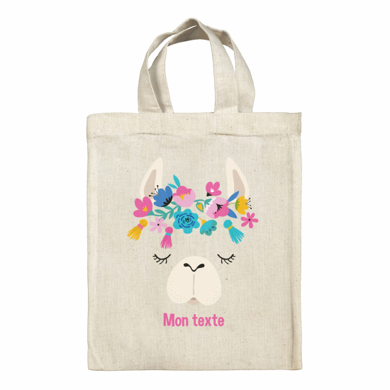 Tote bag personnalisé - Lama