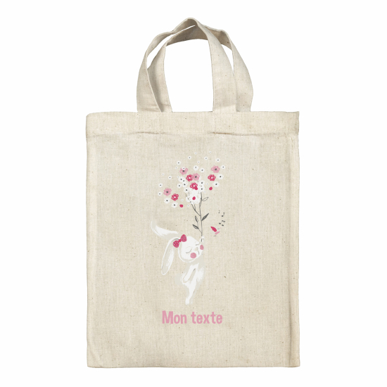 Tote bag personnalisé - Lapine