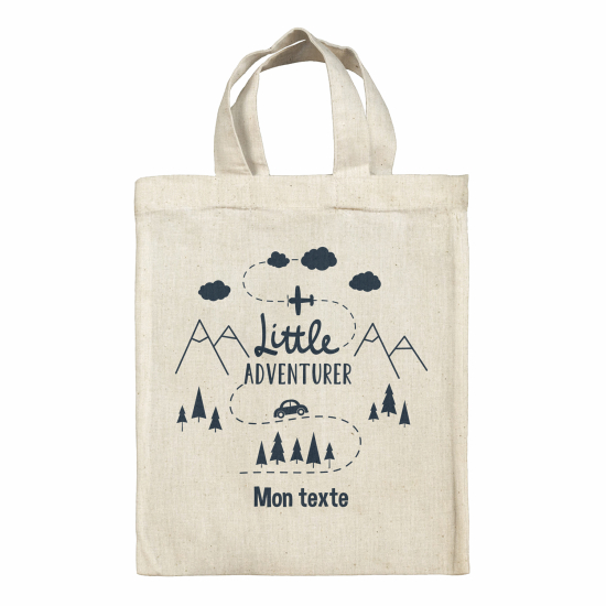 Tote bag personnalisé - Little adventurer