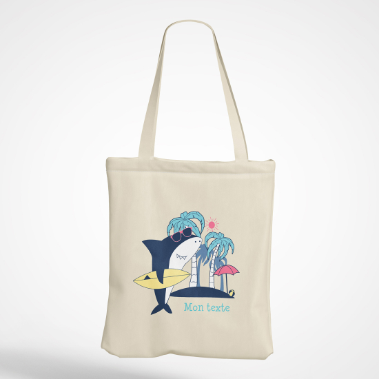 Tote Bag - Requin surfeur