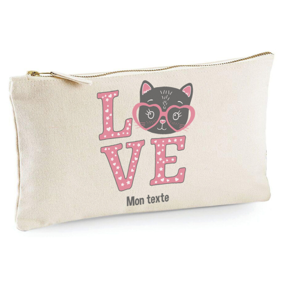 Trousse - Chat love