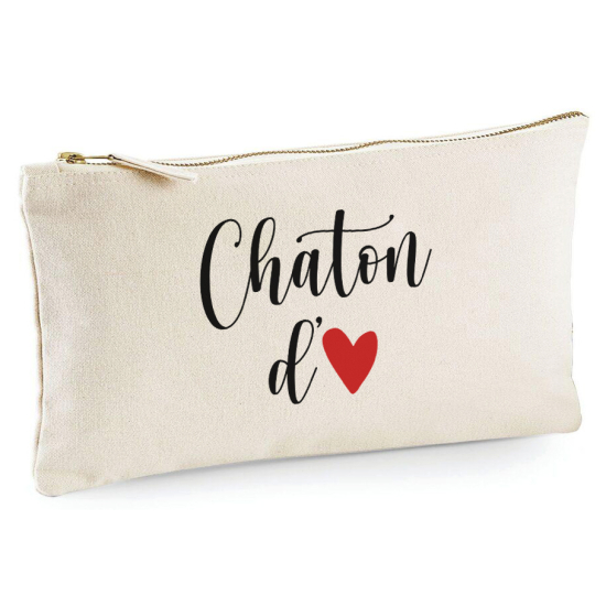 Trousse - Chaton d'amour