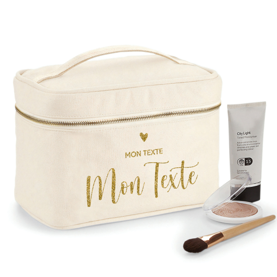 Trousse De Toilette - Texte personnalisable