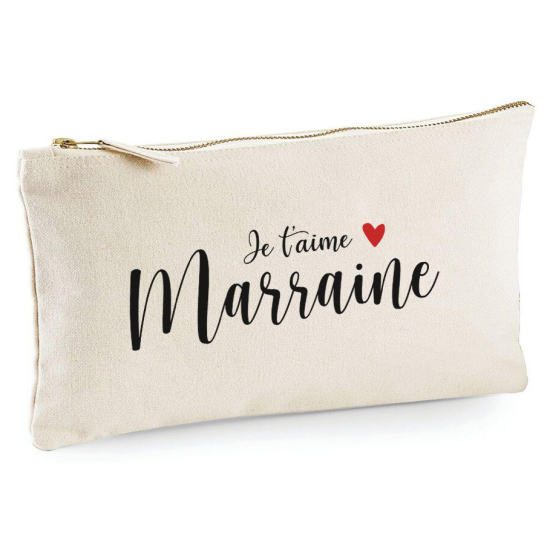 Trousse - Je t'aime marraine