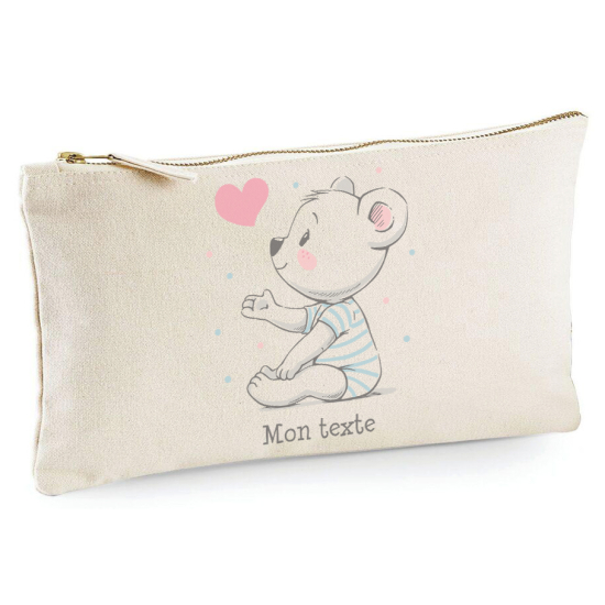 Trousse - Ourson coeur