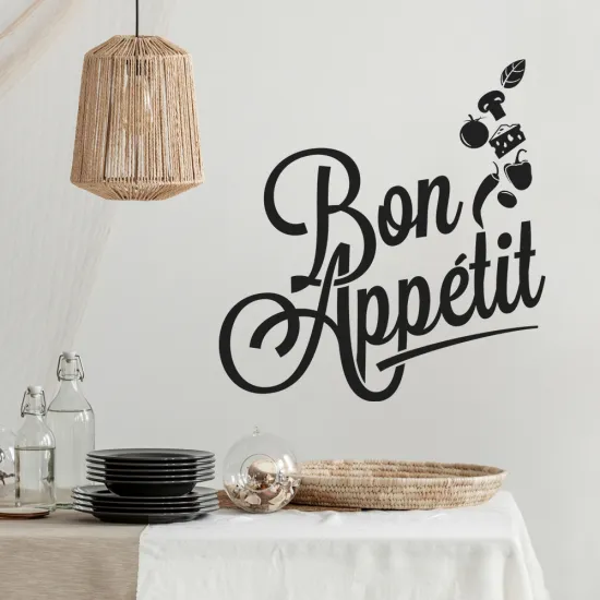 Sticker Mural - Bon Appétit