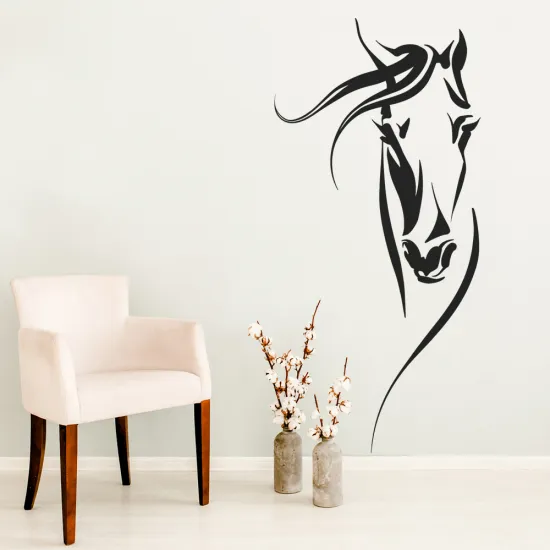 Sticker Mural - Tête de cheval