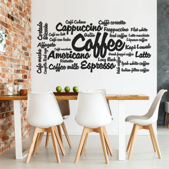 Sticker Mural - Coffee