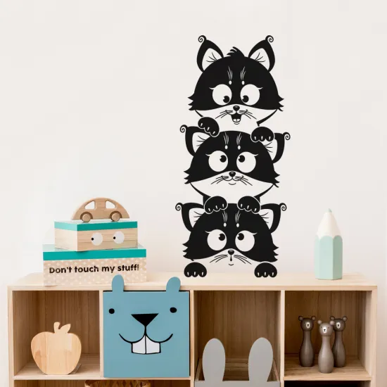 Sticker Mural - Chats