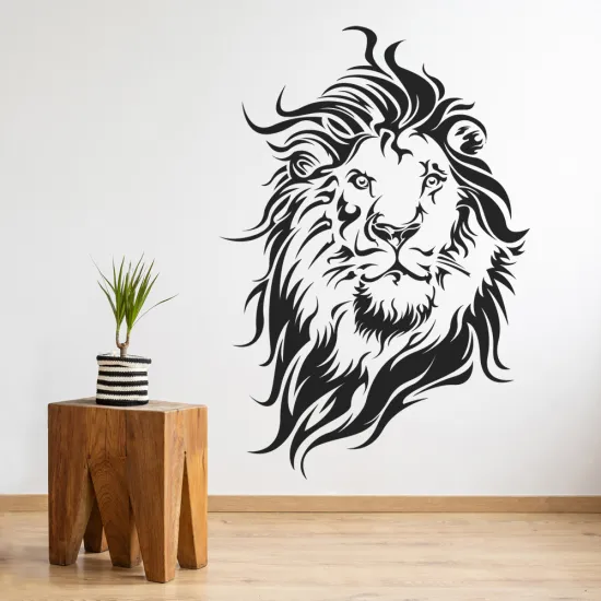 Sticker Mural - Lion