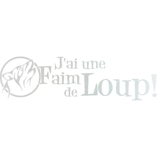 Stickers Dépoli - Citation Faim de Loup