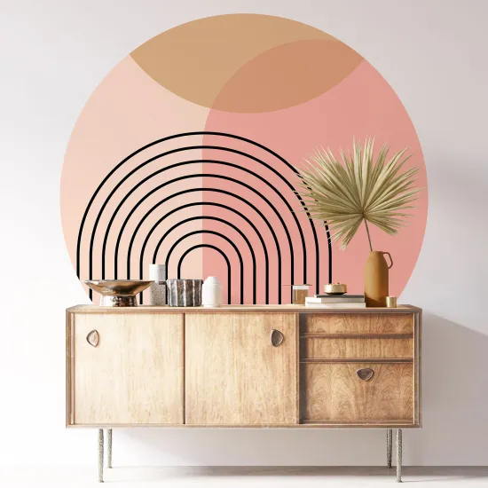 Stickers rond / cercle - Boho