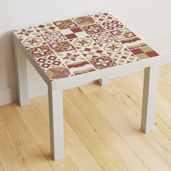 Stickers Table - Motif Carreaux de ciment