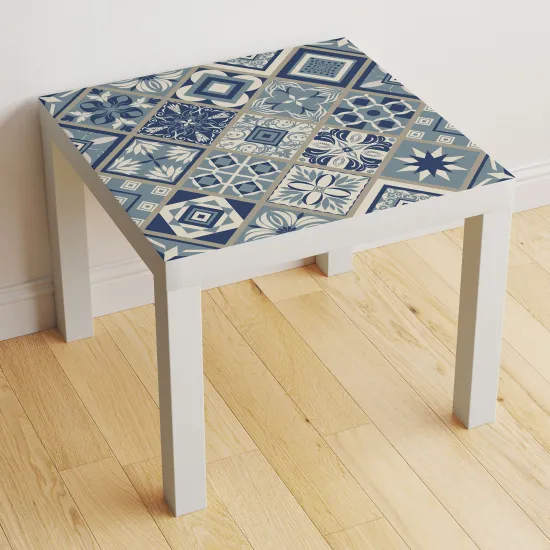 Stickers Table - Motif Carreaux de ciment