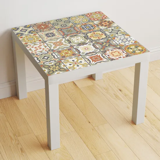 Stickers Table - Motif Carreaux de ciment