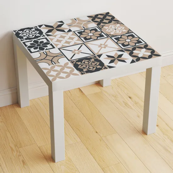 Stickers Table - Motif Carreaux de ciment