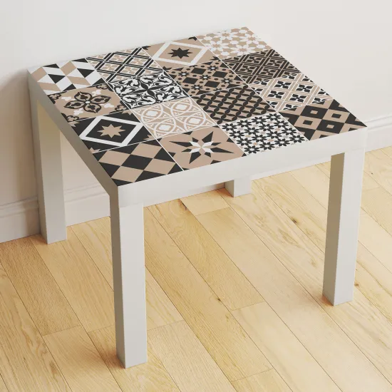 Stickers Table - Motif Carreaux de ciment